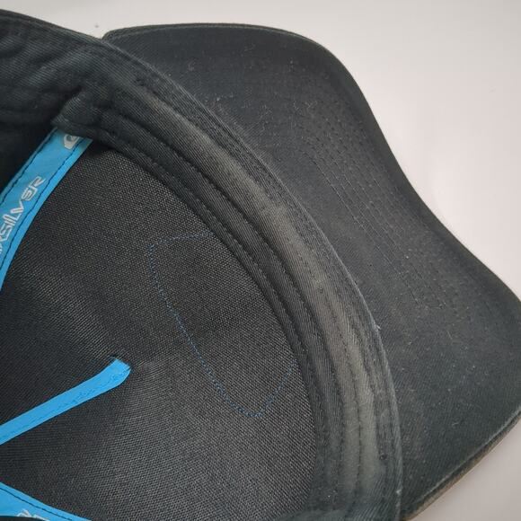 Quiksilver 1969 Patch Snapback Hat Black One Size Adjustable Outdoor - Picture 8 of 9